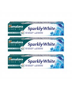 ZESTAW Himalaya Ziołowa pasta wybielająca Sparkly White 75 ml x 3 SZTUKI