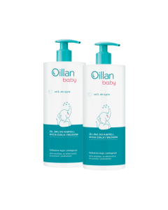 Oillan Baby Żel 3w1 do kąpieli, mycia ciała i włosów 750 ml  2 szt.
