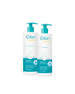 Oillan Derm+ Kremowy żel do mycia 400 ml  2 szt.