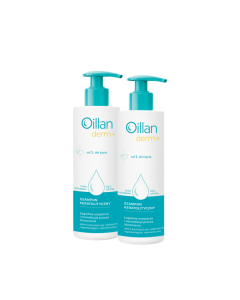 Oillan Derm+ Szampon kreatolityczny 180 ml 2 szt.