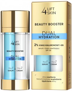 Lift4Skin Beauty Booster Dual Hydration 2% KWAS HIALURONOWY + B5 Serum + krem nawilżający SPF 30+ 2x15 ml