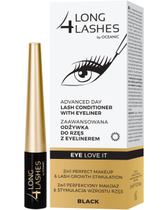 LONG4LASHES EYE LOVE IT Zaawansowana odżywka do rzęs z eyelinerem 3 ml