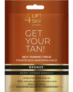 Lift4Skin Get Your Tan! Chusteczka samoopalająca 1 szt.