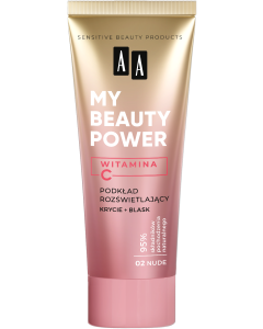 AA MY BEAUTY POWER Rozświetlający podkład 02 Nude 30 ml