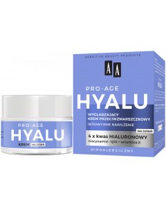 AA Hyalu Pro Age Wygładzający krem przeciwzmarszczkowy na dzień 50 ml
