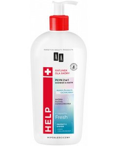 AA Help Płyn 2w1 Shower & Bath nawilżająco-ochronny 400 ml