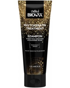 BIOVAX Phyto Keratin Intensywnie odbudowujący szampon po keratynowym prostowaniu włosów 200 ml
