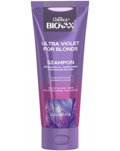 BIOVAX Ultra Violet Intensywnie regenerujący szampon tonujący do włosów blond i siwych 200 ml