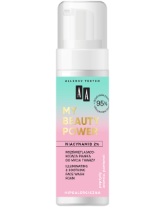 AA My Beauty Power Rozświetlająco-kojąca pianka do mycia twarzy 150 ml