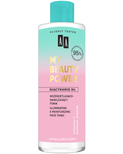 AA MY BEAUTY POWER Rozświetlająco-nawilżający tonik 200 ml