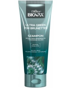 BIOVAX Glamour Ultra Green for Brunettes Szampon do włosów 200 ml 