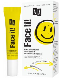 AA Face It! S.O.S. Punktowy krem-serum na niedoskonałości 15 ml