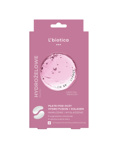 L'BIOTICA PGA Hydro Fusion Hydrożelowe płatki pod oczy z kolagenem 2 szt.