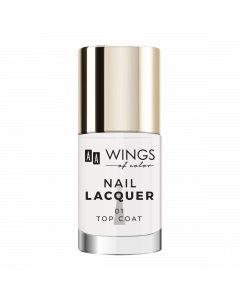AA WINGS OF COLOR Nail Lacquer Lakier utrwalający do paznokci 01 Top Coat 10 ml
