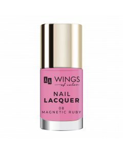 AA WINGS OF COLOR Nail Lacquer Lakier do paznokci 08 Magnetic Ruby 10 ml