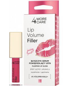 MORE4CARE Lip Volume Filler Błyszczyk-serum powiększający usta juicy pink 4,8 g