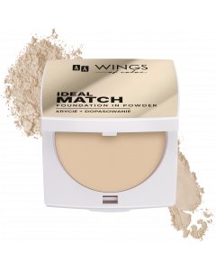 AA WINGS OF COLOR Ideal Match Foundation In Powder Wielofunkcyjny podkład w pudrze Vanilla 8,5 g