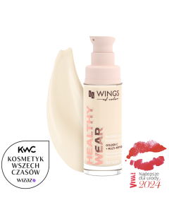 AA WINGS OF COLOR Healthy Wear Podkład-Tint Rozświetlający 301 Ivory 30 ml