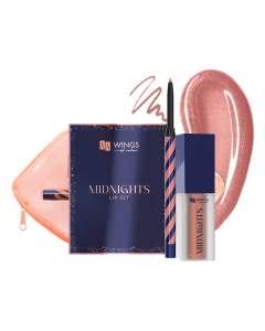 AA Wings Of Color Midnights Zestaw do makijażu ust 01 Moon Beige 0,25 g + 5 ml