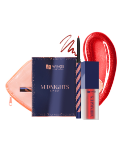 AA Wings Of Color Midnights Zestaw do makijażu ust 03 Midnight Red 0,25 g + 5 ml
