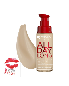 AA Wings of Color All Day Long Długotrwały podkład 505 Medium Beige 30 ml