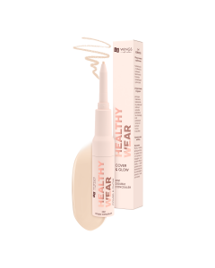 AA Wings Of Color Healthy Wear Double Concealer Cover&Glow Korektor 2w1 301 Vanilla 0,2 g + 7 g