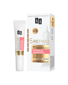 AA Technologia Wieku 5Repair Kuracja Młodości Krem pod oczy wygładzający zmarszczki 15 ml