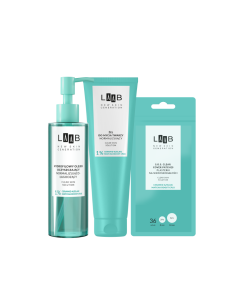 Zestaw AA LAAB Clear Skin Solution olejek + żel + plasterki SOS