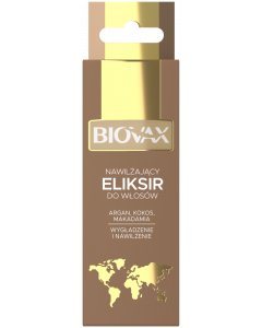 BIOVAX Naturalne Oleje Nawilżający Eliksir do włosów 15 ml