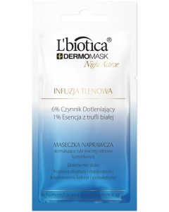 L'BIOTICA Dermomask Night Active Infuzja Tlenowa 12 ml