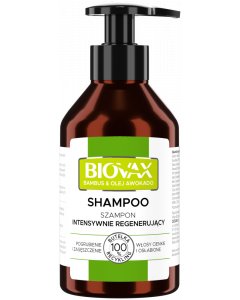 BIOVAX Szampon Bambus & Olej Avocado do włosów pozbawionych gęstości 200 ml