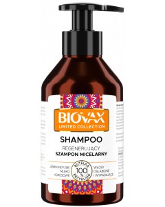 Biovax Limited Regenerujący szampon micelarny Jaśmin indyjski & Mleko kokosowe 200 ml