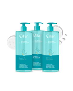 Zestaw OILLAN Avena Oil Active Olejkowy żel do mycia 750 ml x 3 szt.