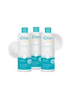 Zestaw OILLAN Derm+ Emulsja do kąpieli 400 ml x 3 szt.
