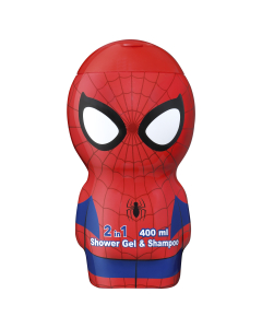MARVEL Spider-Man - Żel pod prysznic i Szampon 2w1 (Opakowanie 2D) 400ml