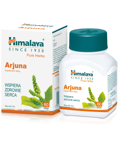 Himalaya ARJUNA, Wspiera zdrowie serca, suplement diety 60 kapsułek