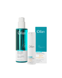 Zestaw Oillan Hydrating żel + krem SPF50+
