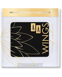 AA WINGS OF COLOR Długotrwały cień do powiek All Day Long Eyeshadow 61 matt black onyx 1,6 g