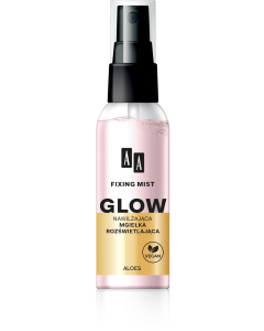 AA Fixing Mist GLOW Nawilżająca mgiełka rozświetlająca Aloes 50 ml