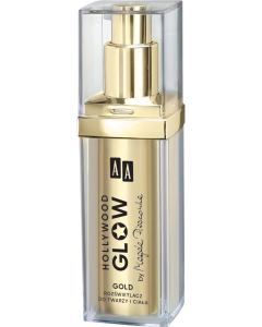 AA Hollywood Glow by Magda Pieczonka Rozświetlacz do twarzy i ciała GOLD SHINE 30 ml