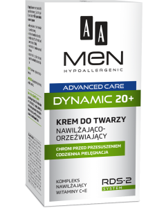 AA MEN ADVANCED CARE DYNAMIC 20+ Krem do twarzy nawilżająco-orzeźwiający 50 ml
