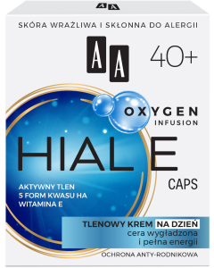 AA OXYGEN INFUSION  40+ hial e caps Tlenowy krem na dzień, cera wygładzona+pełna energii 50 ml 