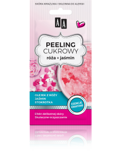 AA SUGAR SCRAB peeling cukrowy glicerynowy Róża 8 ml
