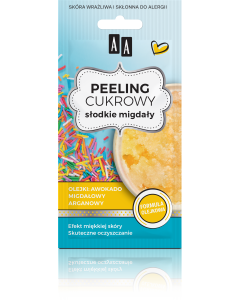 AA SUGAR SCRAB Peeling cukrowy olejkowy Słodkie Migdały 8 ml