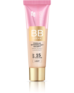 AA WINGS OF COLOR BB Cream Podkład Wyrównujący Koloryt Nawilżająco-Łagodzący SPF 15 Light 27 g