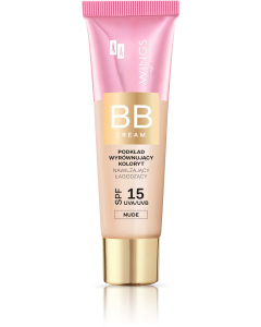 AA WINGS OF COLOR BB Cream Podkład Wyrównujący Koloryt Nawilżająco-Łagodzący SPF 15 Nude 27 g