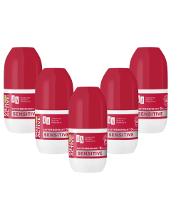 Zestaw AA Men Active Care Antyperspirant roll-on sensitive 50 ml x 5 szt.