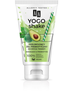 AA YOGO SHAKE Prebiotyczny żel peelingujący do mycia twarzy 150 ml