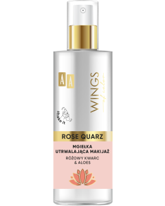 AA WINGS OF COLOR Rose Quarz Mgiełka Utrwalająca Makijaż Różowy Kwarc i Aloes 100 ml