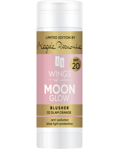 AA WINGS OF COLOR Moon Glow Blusher SPF 20 by Magda Pieczonka 02 Glam Orange 20 g